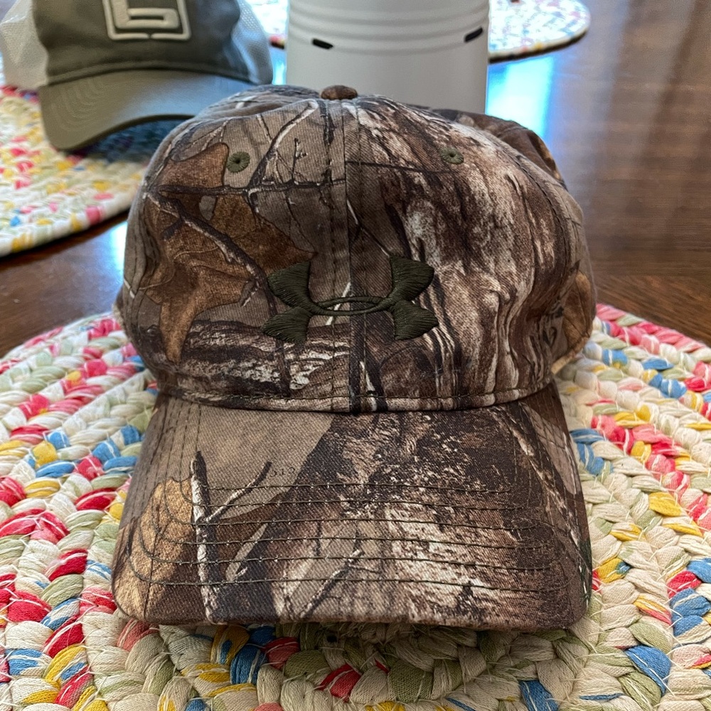Camo under armor hat
